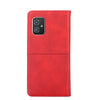 For Asus ZenFone 8 ZS590KS Cow Texture Magnetic Horizontal Flip Leather Phone Case(Red)