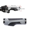 PROMEND GR-504 1 Pair TPR Ergonomic Ball Bicycle Grip Cover (Black Grey)