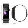 M6 1.5 inch Steel Band Earphone Detachable IP68 Waterproof Smart Watch Support Bluetooth Call(Black)