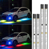 Car Modification Symphony Voice Control LED Chassis Lights, Specification:2 x 90cm + 2 x 120cm