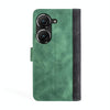 For Asus Zenfone 9 Stitching Horizontal Flip Leather Phone Case(Green)