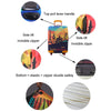 Thickened Dustproof High Elastic Suitcase Protective Cover, Color: Colorful(XL)