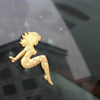 Beautiful Girl Diamond Metal Chrome Badges (Gold)