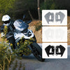 For BMW R1300GS Motorcycle Side Air Deflector Windshield(Black)