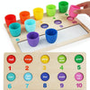 Children Mathematical Enlightenment Teaching Kids Number Cognition Color Classification Matching Toys