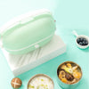 Office Workers Can Plug In Electric Cooking Self-Heating Insulated Lunch Box CN Plug(Fruit Green)