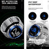 WS-20 1.43 inch IP67 Sport Smart Watch Support Bluetooth Call / Sleep / Blood Oxygen / Heart Rate / Blood Pressure Health Monitor, Silicone Strap(Silver)