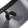 Anti-peeping Sun Mirror Integrated Anti-foam Sunscreen Mask, Color:Black Frame Gray