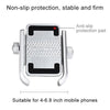 Motorcycle Rear View Mirror Aluminum Alloy Phone Bracket, Suitable for 4-6 inch Device(Gold)