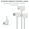 STARTRC 30cm Micro USB to Micro USB Converting Connector Data Cable for DJI Mavic Mini /  Air, Shark Remote Controller(White)