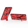 For Redmi K80 Pro Supersonic PC + TPU Holder Phone Case(Red)