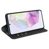 For Samsung Galaxy A36 Retro-skin Magnetic Suction Leather Phone Case(Black)