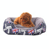 Warm Dog Bed Mat, Large 66x50cm, Blue, Water Resistant