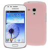 Lichee Pattern Pure Color Plastic Protection Case for Galaxy Trend Duos / S7562(Pink)