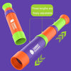 8X HD Radish Telescope Retractable Focusing Children Science Education Toys(Random Color)