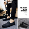 Man Casual Canvas Shoes One-Legged Lazy Cloth Shoes, Size: 44(Gray Dark Texture)