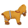 Waterproof Dog Raincoat, Yellow, Large - Breathable & Reflective