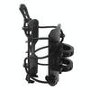 For 25mm Tube Diameter Motorcycle Modified Bumper Drink Water Cup Holder(Black)