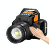 SASQUATCH T50 USB Charging Smart Sensor Head-Mounted Fishing Light Zoom Headlight Outdoor Miners Lamp,Style: T8  (2 x 2000MA Battery)
