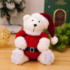 Plush Bear Doll Christmas Ornaments Cute Doll Decorations Christmas Children Gifts(Sitting Posture)