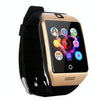 Q18S 1.54 inch IPS Screen MTK6260A Bluetooth 3.0 Smart Watch Phone, Pedometer / Sedentary Reminder / Sleeping Monitor  / Anti-Loss / Remote Camera / GSM / 0.3M Camera (Black + Gold)