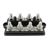 CP-3156 M8 RV Modified Yacht Double-row 4-way Busbar with Dust Cover