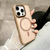 For iPhone 14 Pro Heat Dissipation MagSafe Shockproof Phone Case(Desert Gold)