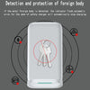 V8 3 in 1 Folding Portable Mobile Phone Watch Multi-Function Charging Stand Wireless Charger for iPhones & Apple Watch & Airpods (Black)