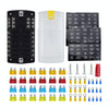 RV Yacht 12-way LED Insulated Flame-retardant Fuse Holder Box with Wire(Configuration 2)