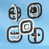 3 PCS 3D Infinite Flip Fingertip Decompression Leisure Toy