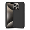 For iPhone 15 Pro Max Shockproof MagSafe Armor PC Hybrid TPU Phone Case(Black)