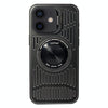 For iPhone 12 Lens Bracket Metal Heat Dissipation MagSafe Phone Case(Black)