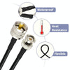5m RG58 BNC Male to UHF Male Coax Cable
