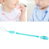 Baby Pacifier Clip Chain PP Holder Soother Pacifier Clips Leash Strap Nipple Holder for Infant Feeding(Green)