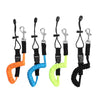 Stretchable Kayak Paddle Board Safety Rope Spring Leash With Safety Lock(Orange)