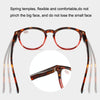 Retro Flexible Durable Portability HD Presbyopic Glasses +150(Graduate Blue)