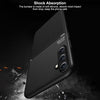 For Samsung Galaxy M15 Classic Tilt Strip Grain Magnetic Shockproof PC + TPU Phone Case(Black)