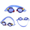 Cartoon Children Swimming Goggles Baby Waterproof Anti-fog High-definition Swimming Goggles(Pink Crab)