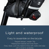 Rhinowalk Bicycle Tail Saddle Bag Waterproof Lightweight Mountain Bike Tool Bag Cycling Equipment(Matte Black)