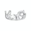 SCR944-E Cute Cat Open Adjustable Ring