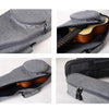 UK-12 23 Inch Ukulele Storage Bag Plus Cotton Padded Anti-Fall Backpack(Dark Gray)