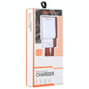 LZ-728 2 in 1 18W QC 3.0 USB Interface Travel Charger + USB to 8 Pin Data Cable Set, EU Plug, Cable Length: 1m(White)