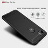 Brushed Texture Carbon Fiber Shockproof TPU Case for Google Pixel 3XL Lite(Black)