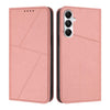For Samsung Galaxy A05s / F14 4G Strong Magnetic Frosted Flip Leather Phone Case(Pink)