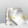 20 PCS 15cm PVC Crystal Covered Film Geometric Pattern Tile Wall Sticker(TS235)