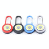 3 PCS Mini Carabiner COB Flashlight Outdoor Portable Keychain Night Fishing Light Random Colour Delivery(Gray)