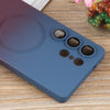 For Samsung Galaxy S25 Ultra 5G Liquid TPU Silicone Gradient MagSafe Phone Case(Blue Purple)