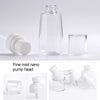 10 PCS Portable Refillable Plastic Fine Mist Perfume Spray Bottle Transparent Empty Spray Sprayer Bottle, 80ml(Transparent)