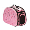 Foldable Pet Carrier Backpack, Pink, for Small Cats & Dogs (EVA)