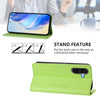 For Samsung Galaxy A56 5G RC01 Dual-Folded Magnetic Suction RFID Leather Phone Case(Grass Green)
